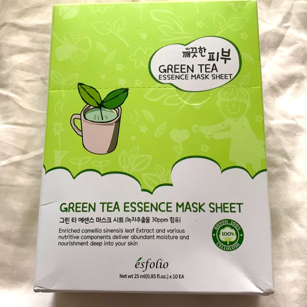 Green tea essence mask sheet NWt